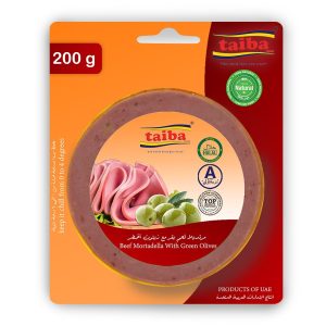 UAE Online Chilled and Fresh Meat Suppliers Shop online Beef with Green Olive Mortadella in UAE, Dubai, Abu Dhabi